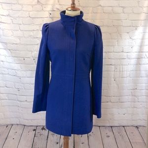 Banana Republic blue cobalt coat